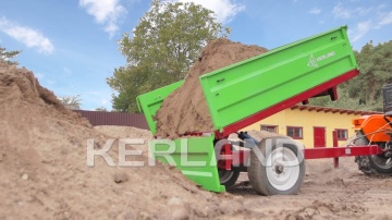 Прицеп Kerland | Керланд П-3210 с ПСМ к трактору (самосвальный)